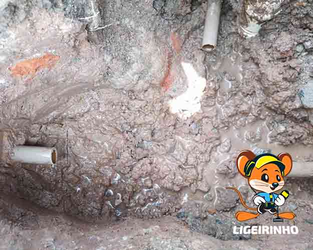 Identificação tecnica de vazamento Ligeirinho