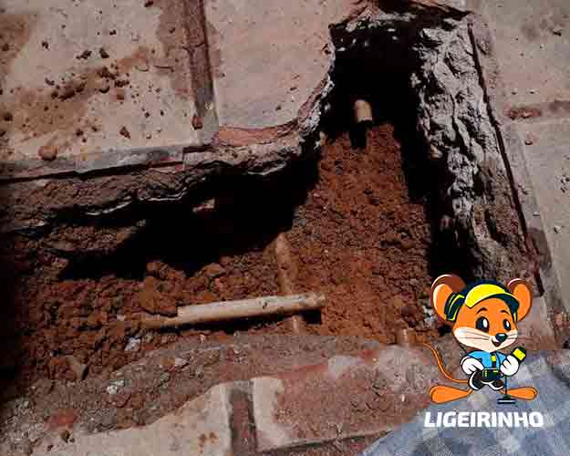 Técnico de vazamento de água Sabesp em São Paulo